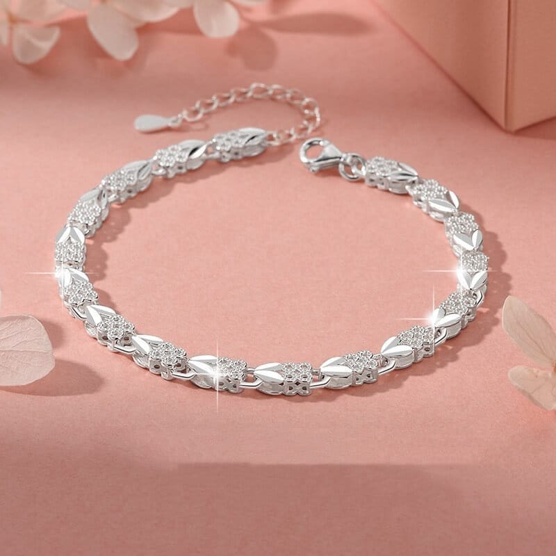 Pulsera de Trebol en Plata 925