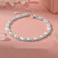 Pulsera de Trebol en Plata 925