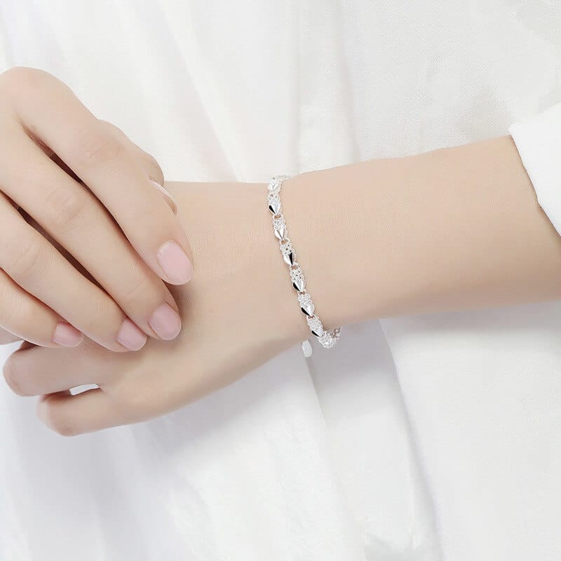 Pulsera de Trebol en Plata 925