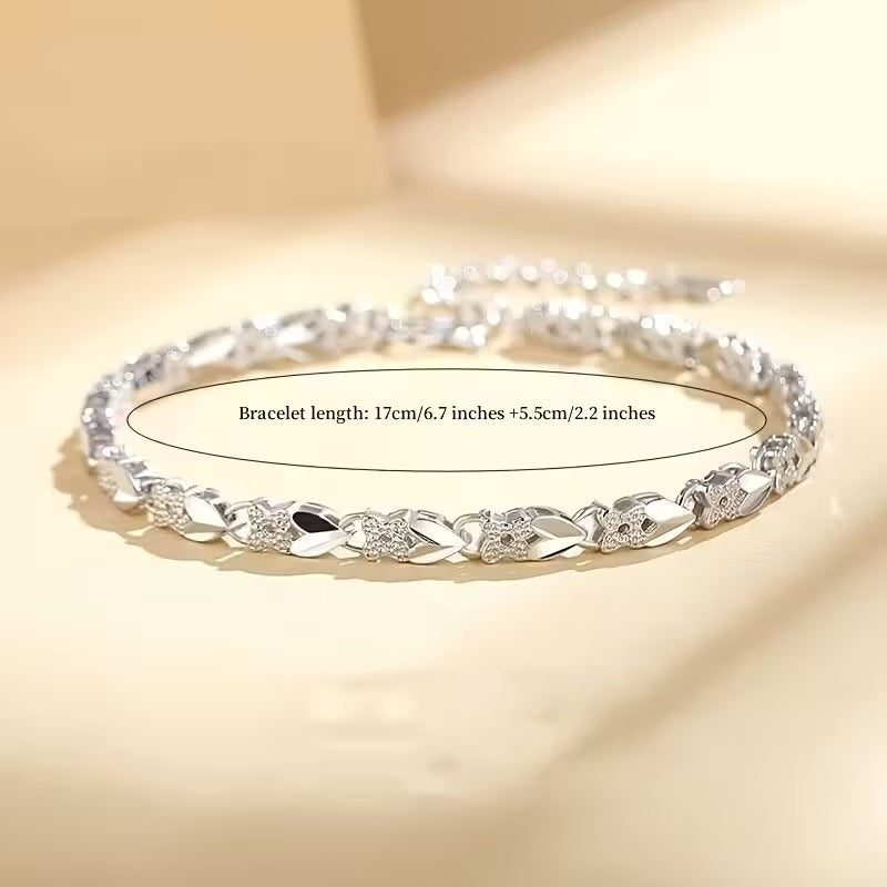Pulsera de Trebol en Plata 925