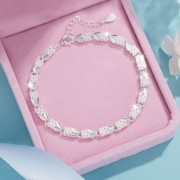Pulsera de Trebol en Plata 925