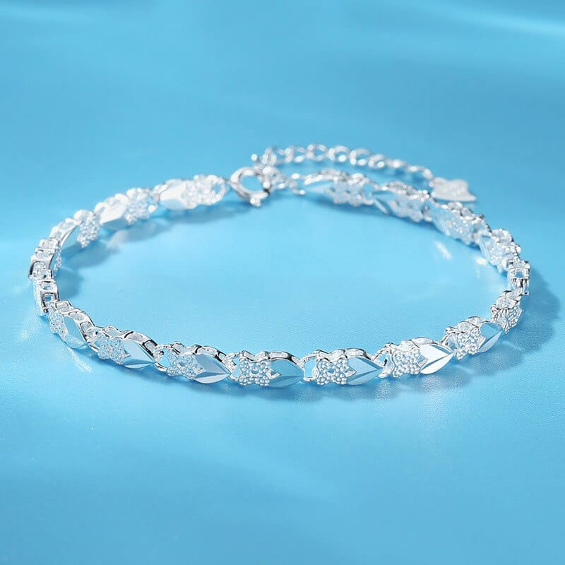 Pulsera de Trebol en Plata 925