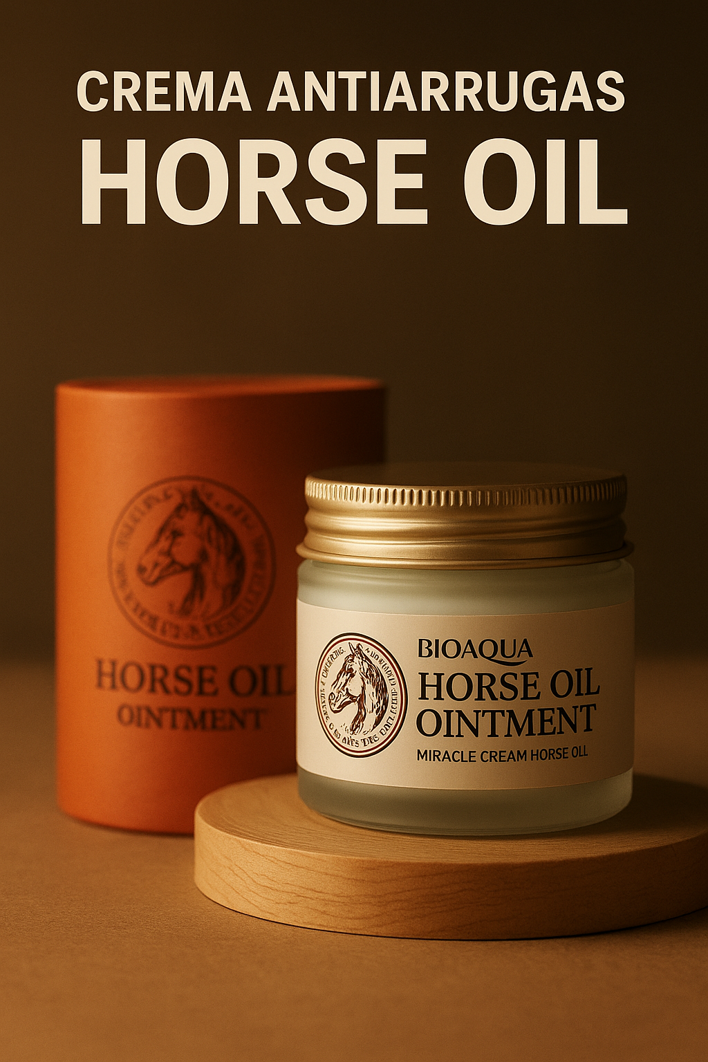 Crema Antiarrugas con Aceite de Caballo